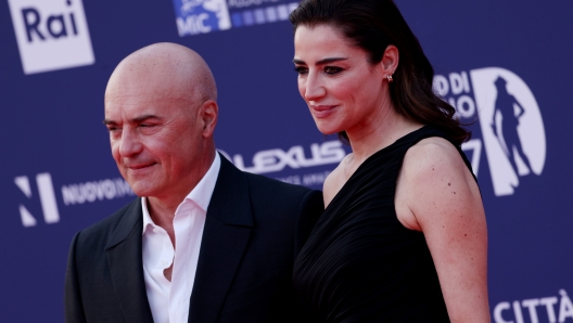 Luca Zingaretti e Luisa Ranieri ai David di Donatello Getty