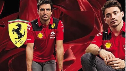 Carlos Sainz e Charles Leclerc, piloti Ferrari 2023