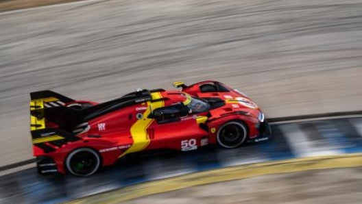 La Ferrari 499P in azione