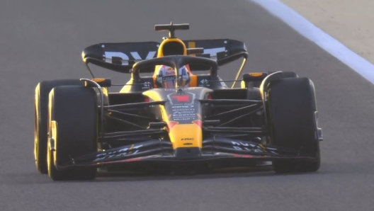 Max Verstappen in azione