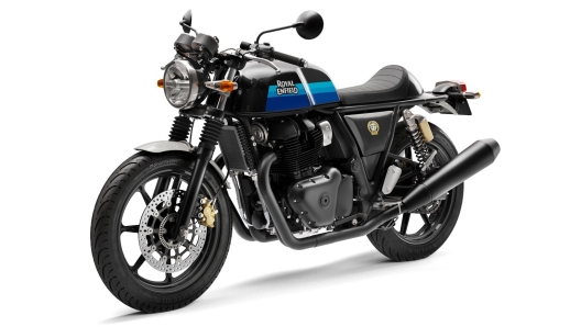 La Continental Gt 650 "Blackout" in Slipstream Blue