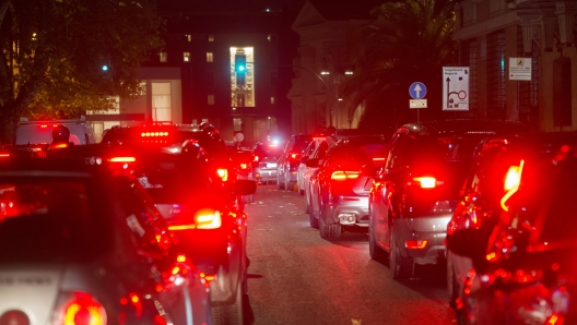 Foto Valentina Stefanelli /LaPresse 2 Dicembre 2022 Roma, Italia - Cronaca - Roma, Traffico. Nella foto traffico sul Lungotevere - Roma, Traffico sul Lungotevere - fotografo: Stefanelli/Lapresse