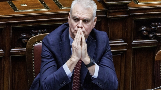 Foto Roberto Monaldo / LaPresse 22-02-2023 Roma  Politica Camera dei deputati - Question time Nella foto Paolo Zangrillo  22-02-2023 Rome (Italy) Politics Chamber of deputies - Question time In the pic Paolo Zangrillo