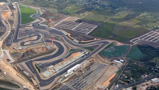 Il circuito di Austin visto dall'alto