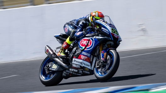 Andrea Locatelli in azione con la sua Yamaha