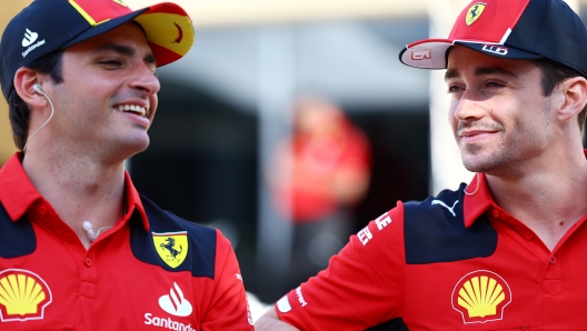 Da sinistra Carlos Sainz e Charles Leclerc. GETTY