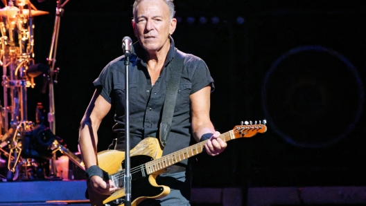 Bruce Springsteen and the E Street Band perform on Tuesday, March 7, 2023, at the Fiserv Forum in Milwaukee. (Photo by Rob Grabowski/Invision/AP)