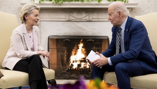 Ursula von der Leyen e Joe Biden