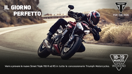 La locandina del Triumph Open Weekend