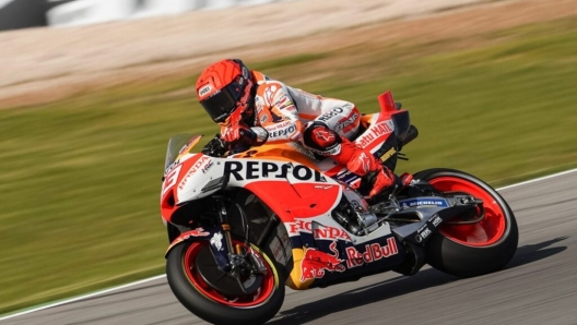 Marc Marquez in azione a Portimao