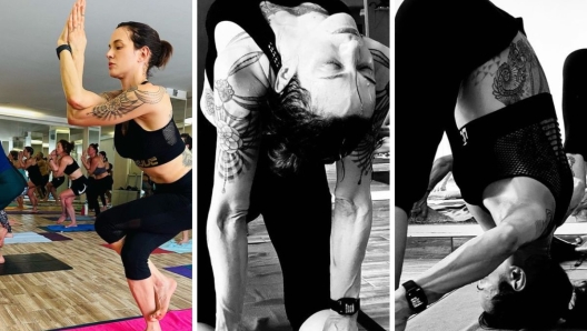 Asia Argento e il bikram yoga