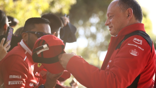 Frederic Vasseur, team principal Ferrari. GETTY