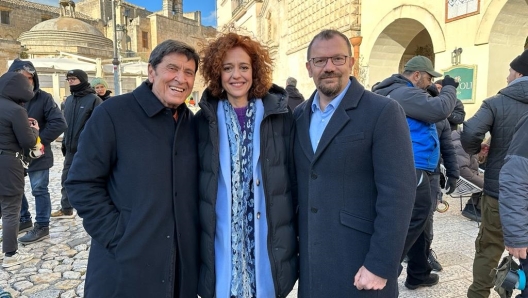 Gianni Morandi a Matera con Vanessa Scalera