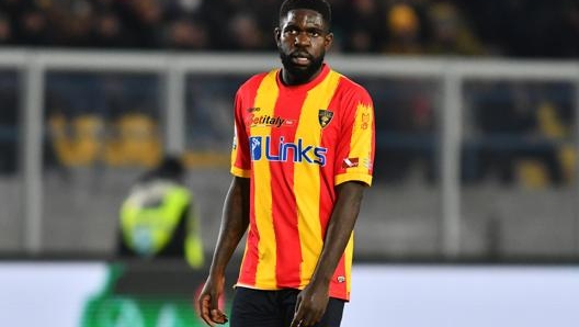 Samuel Umtiti, 29 anni, difensore del Lecce. Evangelista Giovanni