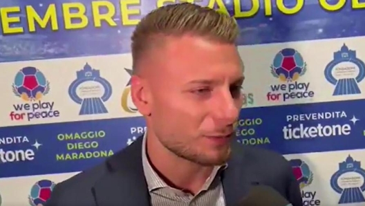 L'attaccante e capitano della Lazio, Ciro Immobile, presenta la "Partita della Pace" e parla del caso che lo ha riguardato dopo la rinuncia alla Nazionale per infortunio alla vigilia della gara contro l'Ungheria