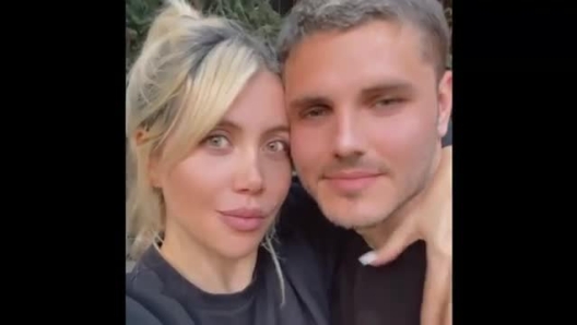 Le immagini condivise sui social da Wanda Nara insieme al marito Mauro Icardi