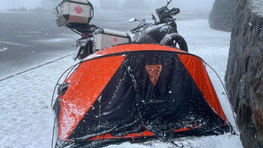 Nella prima parte del viaggio i pernottamenti sono stati solo in tenda