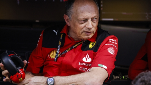 Il team principal della Ferrari, Fred Vasseur. AFP