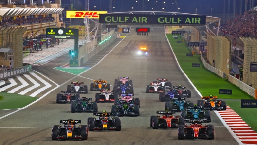 La partenza del GP del Bahrain. GETTY