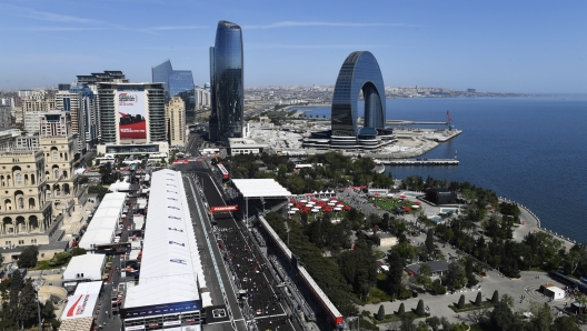 Una vista di Baku dall'alto. GETTY