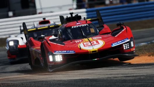 #51 FERRARI AF CORSE ITA Ferrari 499P Hybrid Hypecar of Alessandro Pier Guidi, James Calado, Antonio Giovinazzi