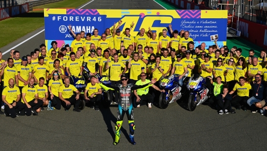 Valentino Rossi con Yamaha nel 2021