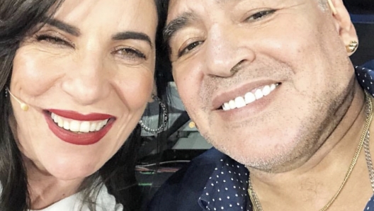 Paola Turci e Diego Armando Maradona