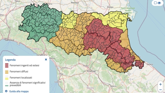 allerta rossa in emilia-romagna