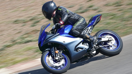 La R125 in azione in pista