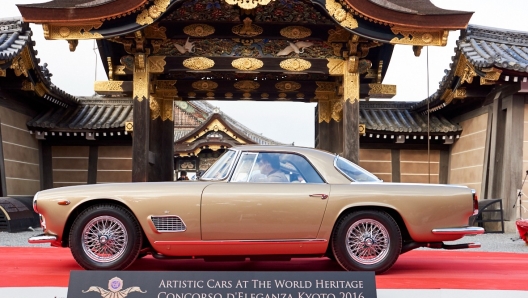 la Maserati 3500 GT di Hidetomo Kimura, al Concorso d'Eleganza di Kyoto