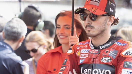 Francesco Bagnaia, iridato MotoGP 2022 con la Ducati. GETTY