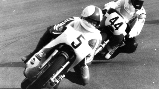 Jarno Saarinen in azione. ANSA