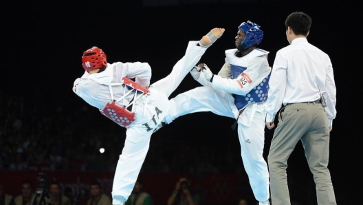 Carlo Molfetta durante un combattimento