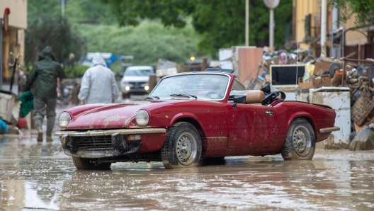 Damage and floods caused by the flooding of the river Lamone in Faenza (Ravenna), 18 May 2023. A new wave of torrential rain is hitting Italy, especially the northeastern region of Emilia-Romagna and other parts of the Adriatic coast, 19 May 2023. ANSA/PASQUALE BOVE