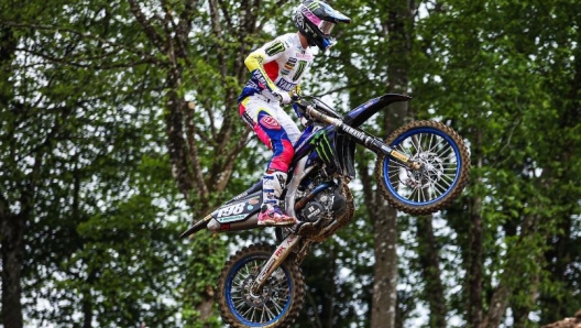 Thibault Benistant in azione in Francia (foto MXGP)