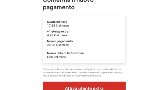 Netflix, come aggiungere un utente extra