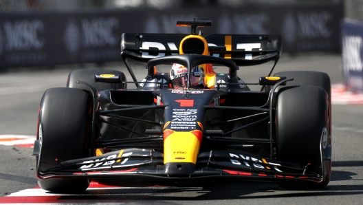 Max Verstappen, prima pole della carriera a Montecarlo. GETTY