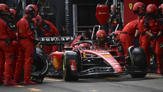 Charles Leclerc in azione a Montecarlo. AP