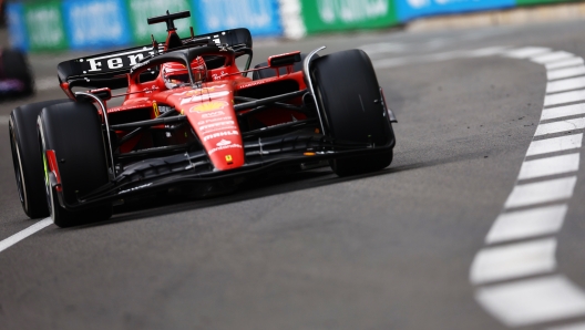 MONTE-CARLO, MONACO - MAY 28: Charles Leclerc of Monaco driving the (16) Ferrari SF-23 on track during the F1 Grand Prix of Monaco at Circuit de Monaco on May 28, 2023 in Monte-Carlo, Monaco. (Photo by Mark Thompson/Getty Images)