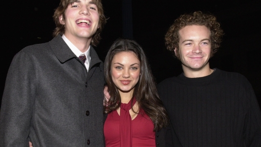 Danny Masterson con Ashton Kutcher e Mila Kunis, all'epoca di That '70s Show