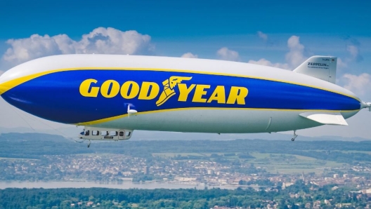 I dettagli del dirigibile Goodyear (Twitter)