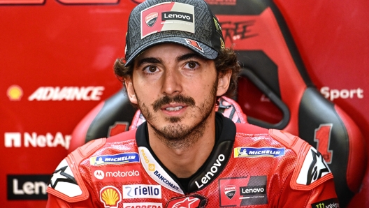 Italian rider Francesco Bagnaia of Ducati Lenovo Team before Q2 of the Motorcycling Grand Prix of Italy at the Mugello circuit in Scarperia, central Italy, 10 June 2023. ANSA/CLAUDIO GIOVANNINI