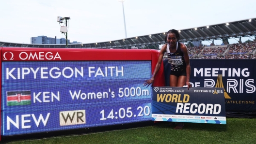 Faith Kipyegon record del mondo premi in denato