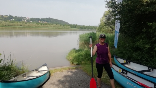 Un punto di approdo lungo la Drava