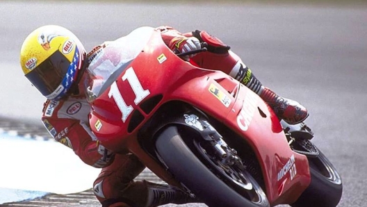 Kocinski nel 1994 sulla Cagiva 500