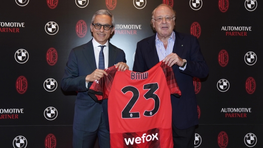 MILAN, ITALY - JULY 12: <<enter caption here>> on July 12, 2023 in Milan, Italy. (Photo by Pier Marco Tacca/AC Milan via Getty Images)