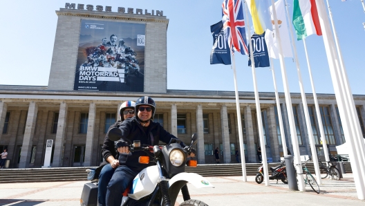 L'ingresso del Messe Berlin per i Bmw Motorrad Days 2023