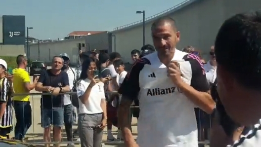 Bonucci accoglienza