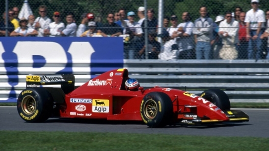 Jean Alesi (FRA) Ferrari 412 T2 1st position - www.xpbimages.com, EMail: requests@xpbimages.com © Copyright: Photo4 / XPB Images