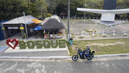 Davide al Parque Ecológico Bosque dos Sonhos, in Brasile